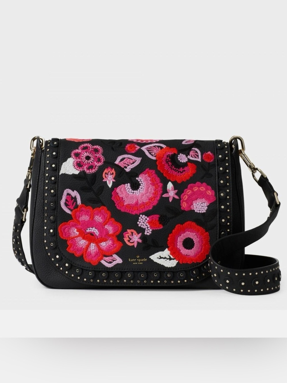 RARE Kate Spade Darcy Bag Madison Ave Embroided Italian leather Wagner Way